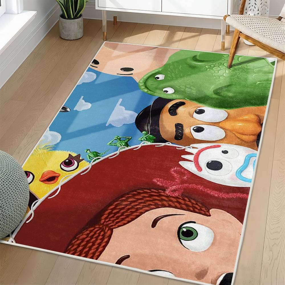 Toy Story Area Rug Non-Slip Cartoon Carpet Home Decor Gift Idea For Fans ATS81