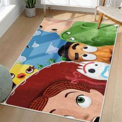 Toy Story Area Rug Non-Slip Cartoon Carpet Home Decor Gift Idea For Fans ATS81