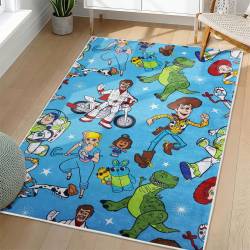 Toy Story Area Rug Non-Slip Cartoon Carpet Home Decor Gift Idea For Fans ATS83