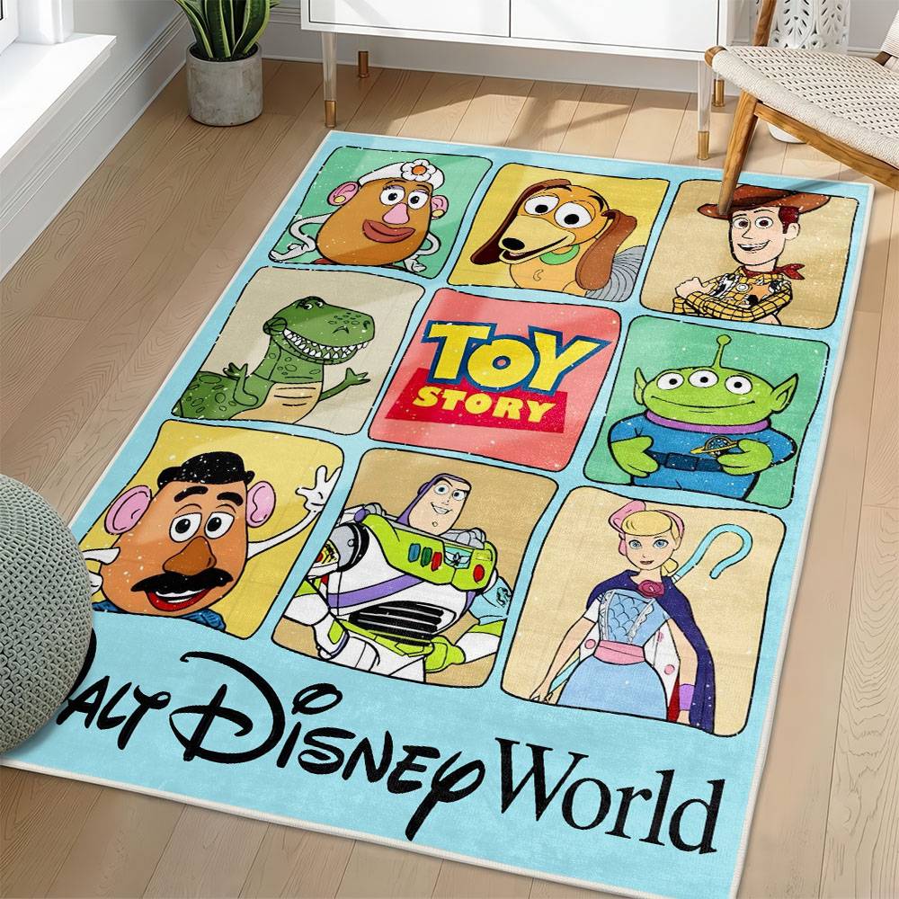 Toy Story Area Rug Non-Slip Cartoon Carpet Home Decor Gift Idea For Fans ATS84