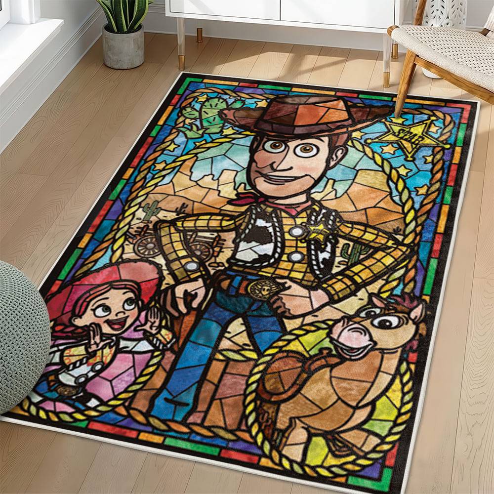 Toy Story Area Rug Non-Slip Cartoon Carpet Home Decor Gift Idea For Fans ATS88