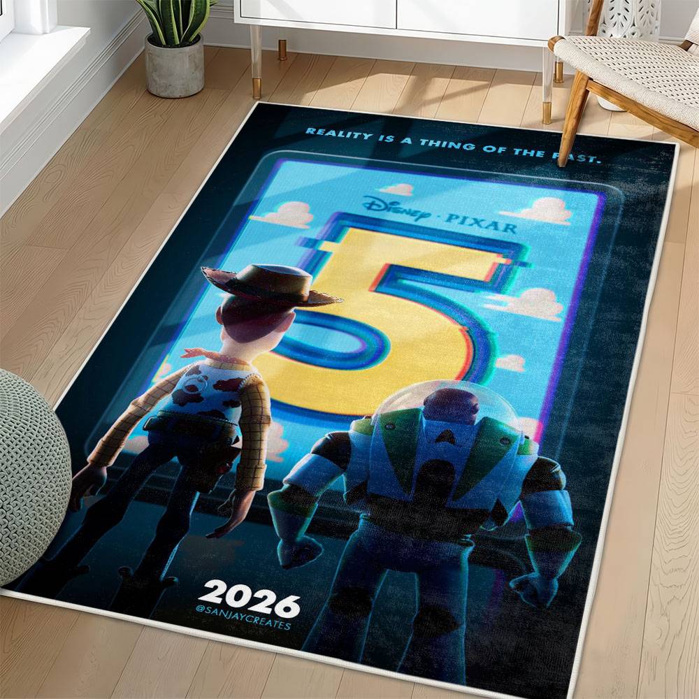 Toy Story Area Rug Non-Slip Cartoon Carpet Home Decor Gift Idea For Fans ATS89