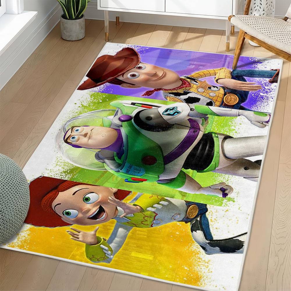 Toy Story Area Rug Non-Slip Cartoon Carpet Home Decor Gift Idea For Fans ATS94