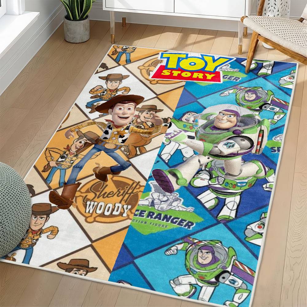 Toy Story Area Rug Non-Slip Cartoon Carpet Home Decor Gift Idea For Fans ATS99