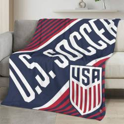 USA 2026 World Cup Fleece Blanket Personalized Soft Plush Soccer Fan Gift WC26FBUS22