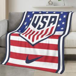 USA 2026 World Cup Fleece Blanket Personalized Soft Plush Soccer Fan Gift WC26FBUS31