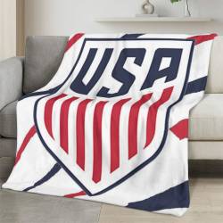 USA 2026 World Cup Fleece Blanket Personalized Soft Plush Soccer Fan Gift WC26FBUS36