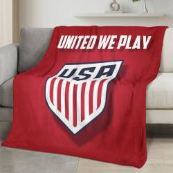 USA 2026 World Cup Fleece Blanket Personalized Soft Plush Soccer Fan Gift WC26FBUS7