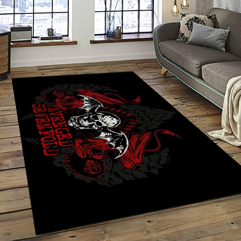 Avenged Sevenfold Heavy Metal Band Music Metalheads Carpet Area Rug Home Decor Best Gift For Friends AS26