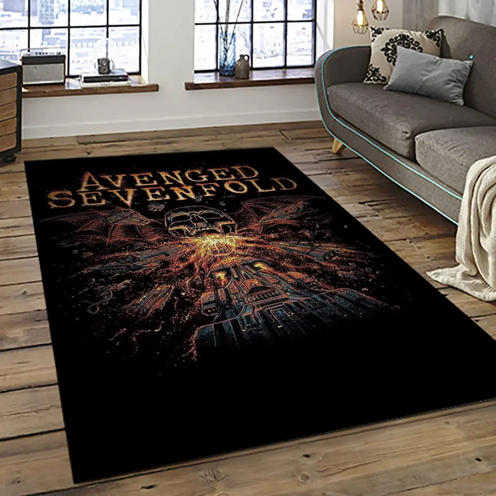 Avenged Sevenfold Heavy Metal Band Music Metalheads Carpet Area Rug Home Decor Best Gift For Friends AS28