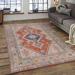 Aztec Southwestern Geometric Shape Pattern Carpet Area Rug Best Gift For Home Decor Event Gift ASG101