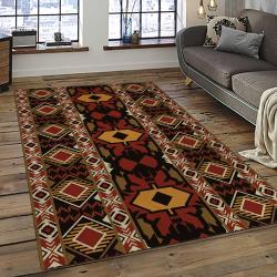 Aztec Southwestern Geometric Shape Pattern Carpet Area Rug Best Gift For Home Decor Event Gift ASG107