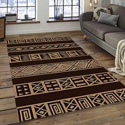 Aztec Southwestern Geometric Shape Pattern Carpet Area Rug Best Gift For Home Decor Event Gift ASG13