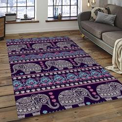 Aztec Southwestern Geometric Shape Pattern Carpet Area Rug Best Gift For Home Decor Event Gift ASG23