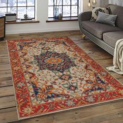 Aztec Southwestern Geometric Shape Pattern Carpet Area Rug Best Gift For Home Decor Event Gift ASG26
