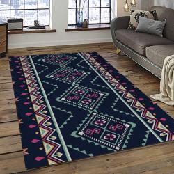 Aztec Southwestern Geometric Shape Pattern Carpet Area Rug Best Gift For Home Decor Event Gift ASG40