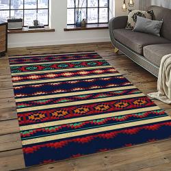 Aztec Southwestern Geometric Shape Pattern Carpet Area Rug Best Gift For Home Decor Event Gift ASG49