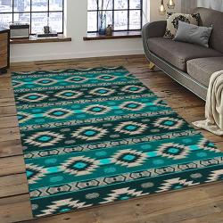 Aztec Southwestern Geometric Shape Pattern Carpet Area Rug Best Gift For Home Decor Event Gift ASG64
