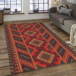 Aztec Southwestern Geometric Shape Pattern Carpet Area Rug Best Gift For Home Decor Event Gift ASG80
