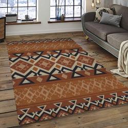 Aztec Southwestern Geometric Shape Pattern Carpet Area Rug Best Gift For Home Decor Event Gift ASG83