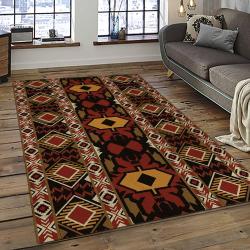 Aztec Southwestern Geometric Shape Pattern Carpet Area Rug Best Gift For Home Decor Event Gift ASG96