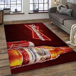 Budweiser American Style Beer Retangle Carpet Area Rug Home Decor Gift Best Present For Friends BW17