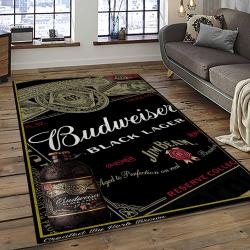 Budweiser American Style Beer Retangle Carpet Area Rug Home Decor Gift Best Present For Friends BW29