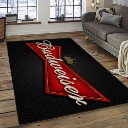 Budweiser American Style Beer Retangle Carpet Area Rug Home Decor Gift Best Present For Friends BW33