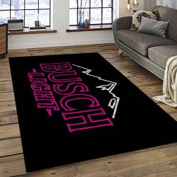 Busch Light Style Living Room Retangle Carpet Area Rug Home Decor Room Decor Gift For Friends BL21
