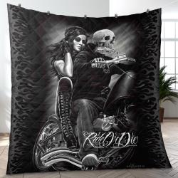 Chicano Cholo Style Culture Quilt Blanket Best Event Gift For Family And Friends CC13
