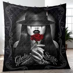Chicano Cholo Style Culture Quilt Blanket Best Event Gift For Family And Friends CC20