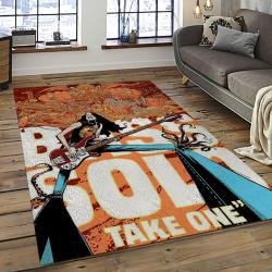 Cliff Burton Rapper Hiphop Music Retangle Carpet Area Rug Home Decor Best Gift For Fan And Friends CB11