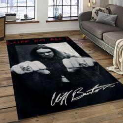 Cliff Burton Rapper Hiphop Music Retangle Carpet Area Rug Home Decor Best Gift For Fan And Friends CB17