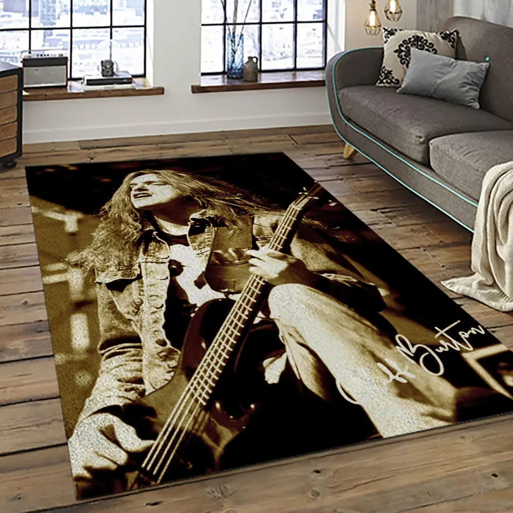 Cliff Burton Rapper Hiphop Music Retangle Carpet Area Rug Home Decor Best Gift For Fan And Friends CB20