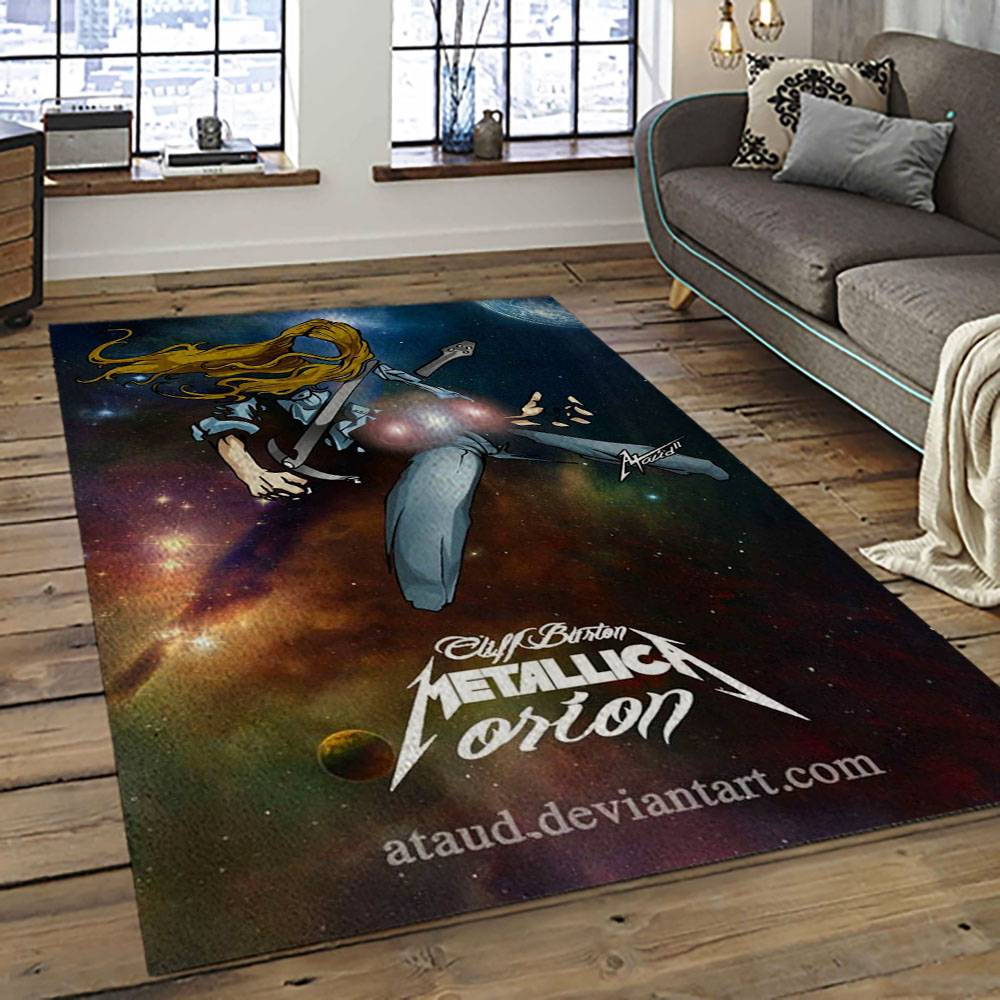 Cliff Burton Rapper Hiphop Music Retangle Carpet Area Rug Home Decor Best Gift For Fan And Friends CB21