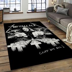 Cliff Burton Rapper Hiphop Music Retangle Carpet Area Rug Home Decor Best Gift For Fan And Friends CB23