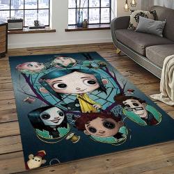Coraline Fantastic Film Movie Carpet Area Rug Home Decor Halloween Gift Best Present For Friends CR11