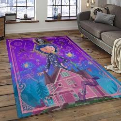 Coraline Fantastic Film Movie Carpet Area Rug Home Decor Halloween Gift Best Present For Friends CR16