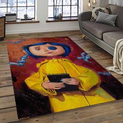 Coraline Fantastic Film Movie Carpet Area Rug Home Decor Halloween Gift Best Present For Friends CR36
