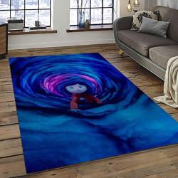 Coraline Fantastic Film Movie Carpet Area Rug Home Decor Halloween Gift Best Present For Friends CR42