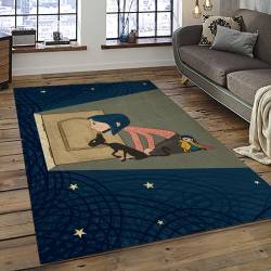 Coraline Fantastic Film Movie Carpet Area Rug Home Decor Halloween Gift Best Present For Friends CR43