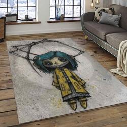 Coraline Fantastic Film Movie Carpet Area Rug Home Decor Halloween Gift Best Present For Friends CR5