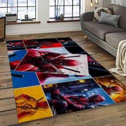 Deadpool Marvel Movie Retangle Carpet Area Rug Home Decor Best Gift For Fan And Friends DP13