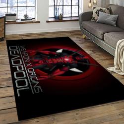Deadpool Marvel Movie Retangle Carpet Area Rug Home Decor Best Gift For Fan And Friends DP14