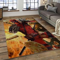 Deadpool Marvel Movie Retangle Carpet Area Rug Home Decor Best Gift For Fan And Friends DP2