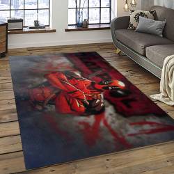 Deadpool Marvel Movie Retangle Carpet Area Rug Home Decor Best Gift For Fan And Friends DP32