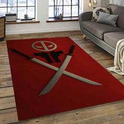 Deadpool Marvel Movie Retangle Carpet Area Rug Home Decor Best Gift For Fan And Friends DP35