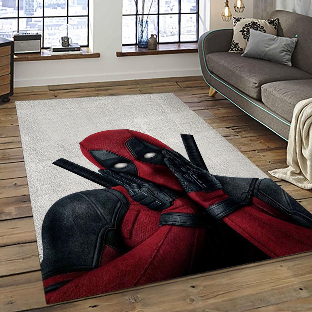Deadpool Marvel Movie Retangle Carpet Area Rug Home Decor Best Gift For Fan And Friends DP58