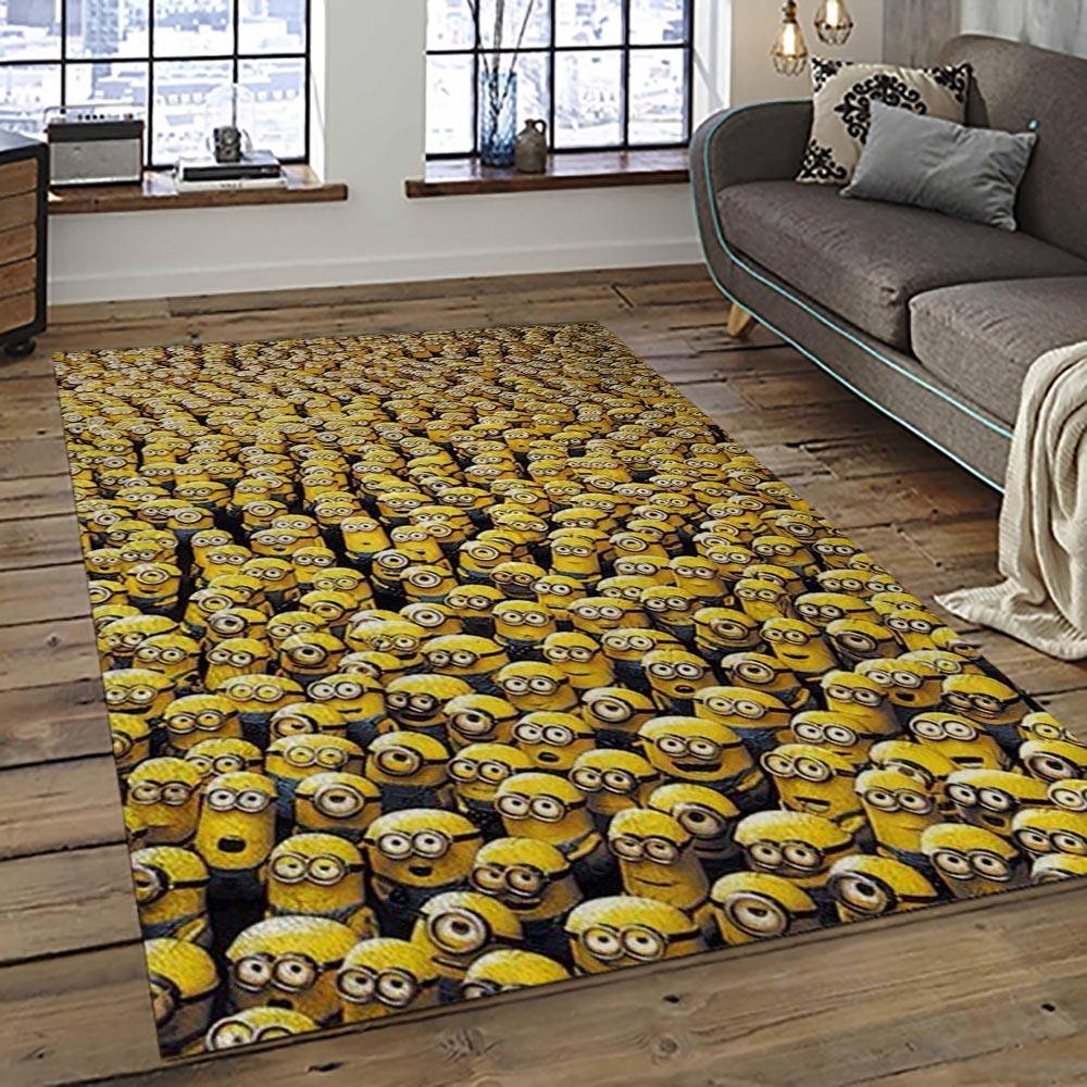 Despicable Me Film Movie Minion Characters Area Rug Home Decor Halloween Gift Best Present For Friends DMM10