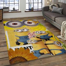 Despicable Me Film Movie Minion Characters Area Rug Home Decor Halloween Gift Best Present For Friends DMM3